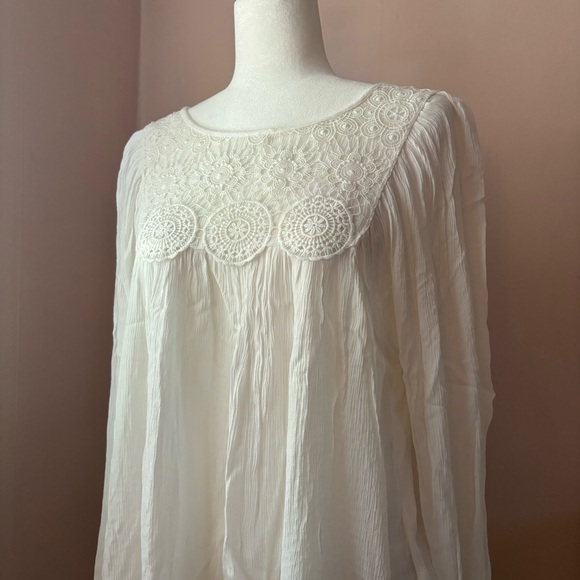 GAP Long Sleeve Peasant Top - Picture 3 of 7